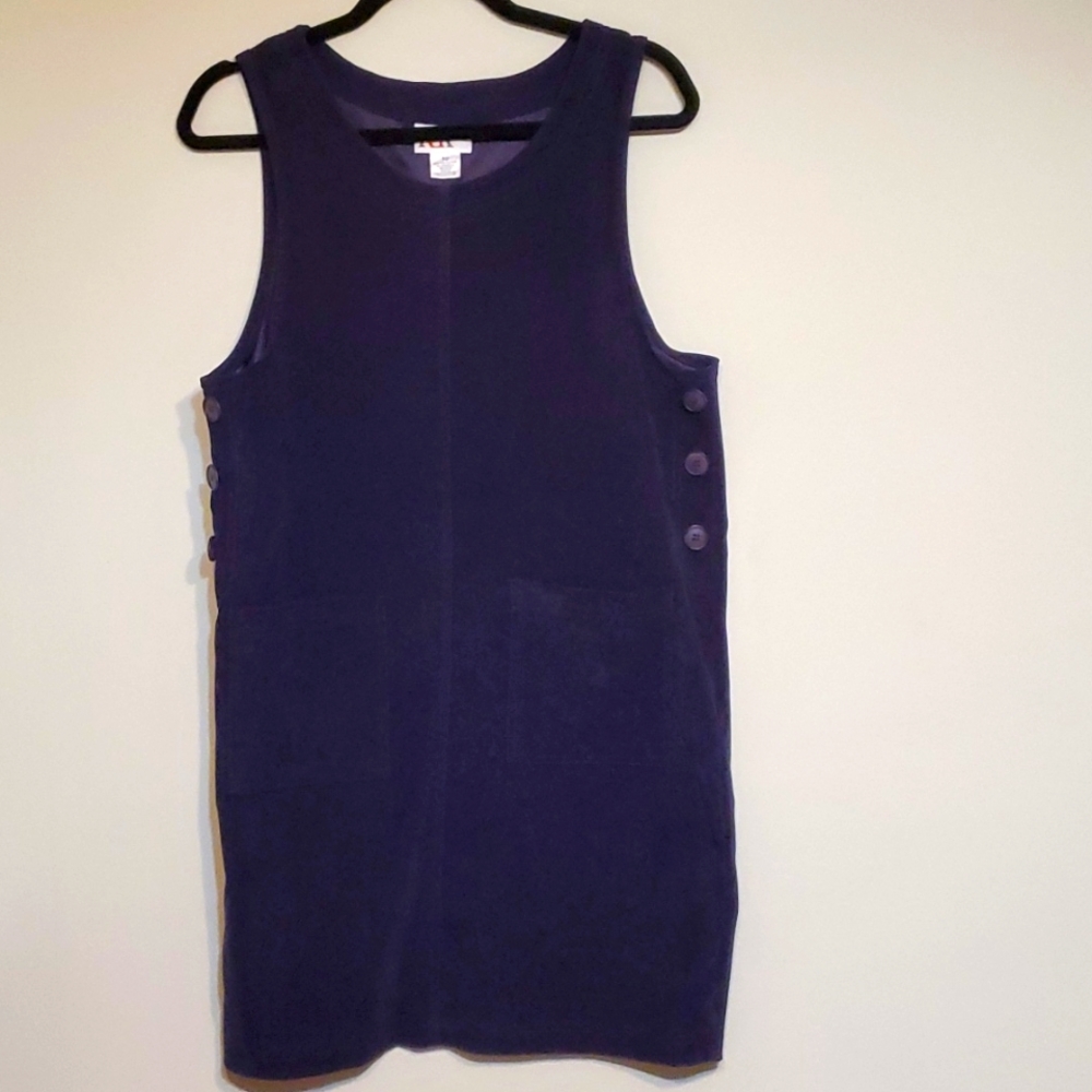 Women's R&K Originals Faux Suede Pocketed Dress, Size 10